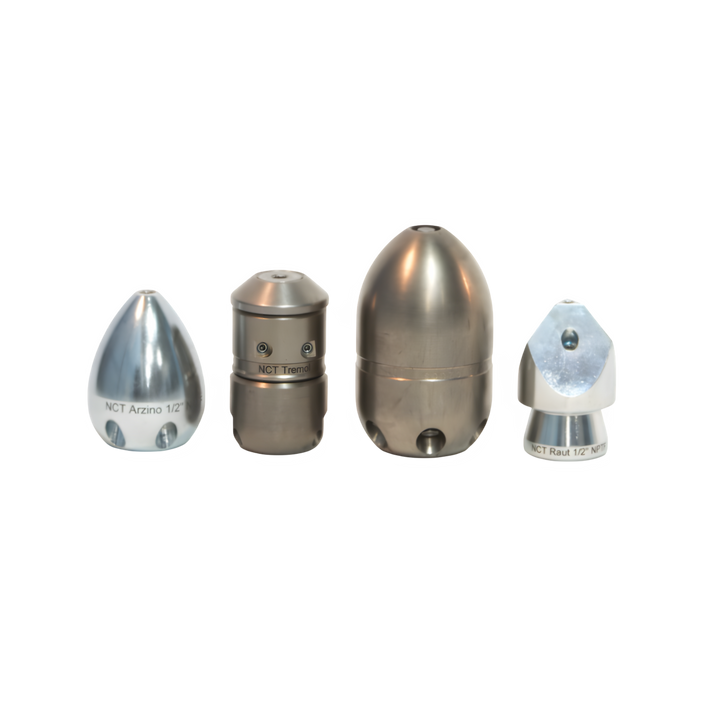 1/4" Jetter Depot's 4 Sewer Nozzle Kit