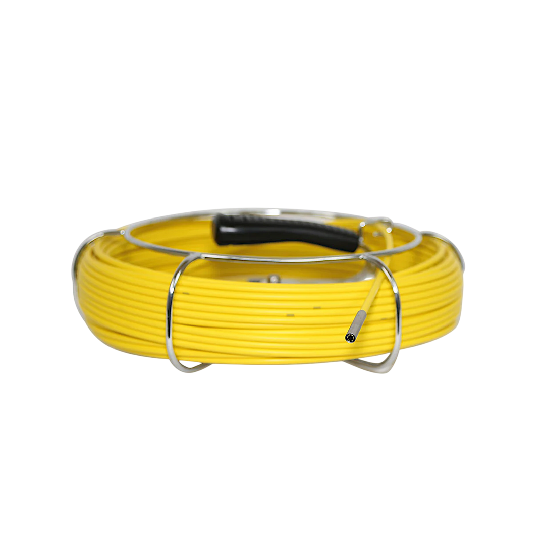 1/4" (6mm) Mini Color Camera Head with 100FT Push Cable