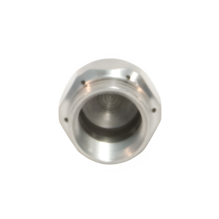 1/2" JD Round Hex Flusher Nozzle w/ Front Jet