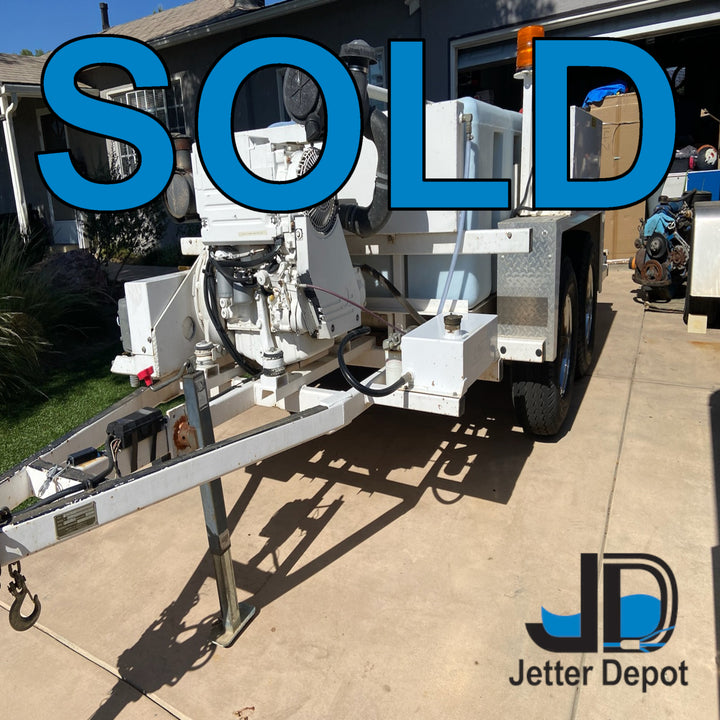 2002 U.S. Jetting 3025-600 Unit Dual Reels, only 627 Hours
