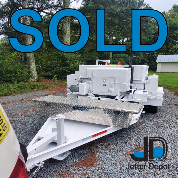 2001 U.S. JETTING 4018-300 TRAILER UNIT