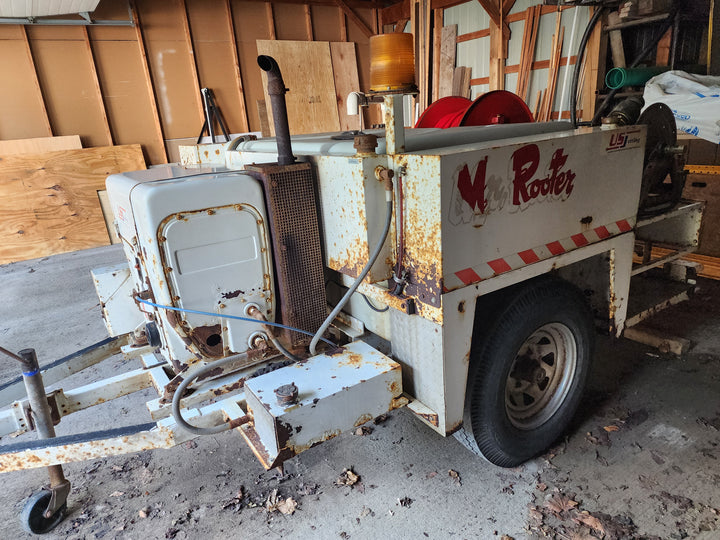 1997 U.S. JETTING 4014-300 TRAILER UNIT