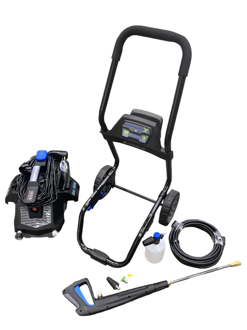 Drain Invader X Electric Jetter Package