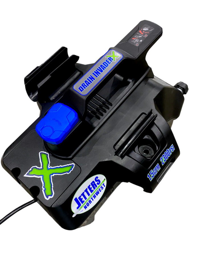Drain Invader X Electric Jetter Package