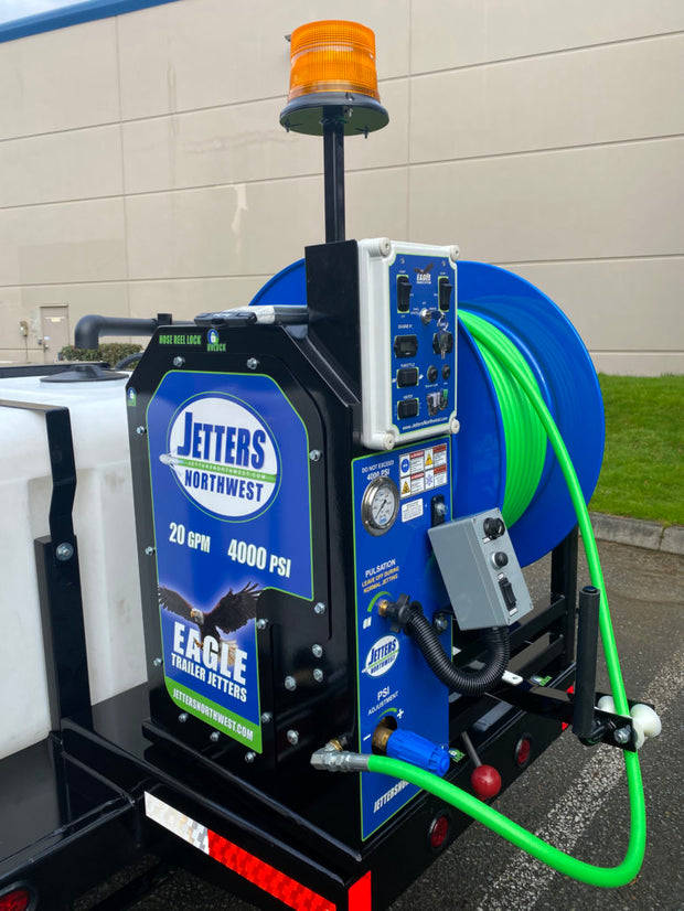 Eagle 600 DWR Tandem Axle Trailer Jetter