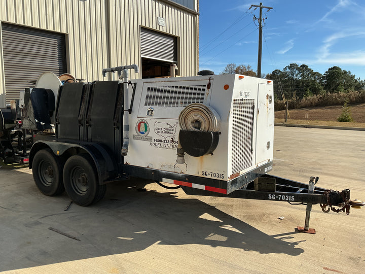 2006 SEWER EQUIPMENT COMPANY OF AMERICA 747-FR 2000 TRAILER JETTER WO-4003