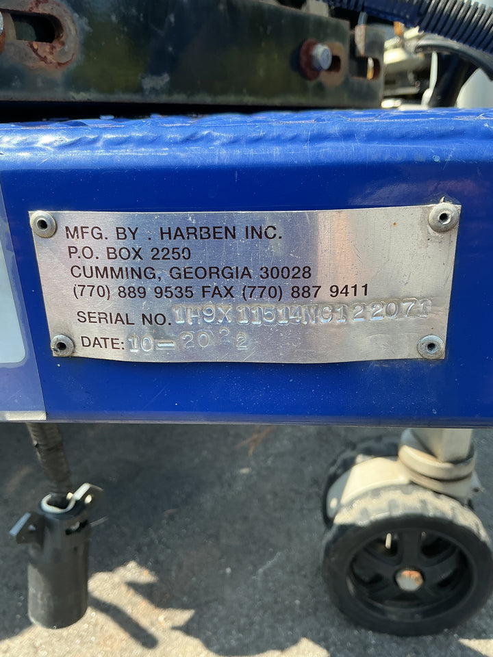 2022 HARBEN E180 TRAILER JETTER