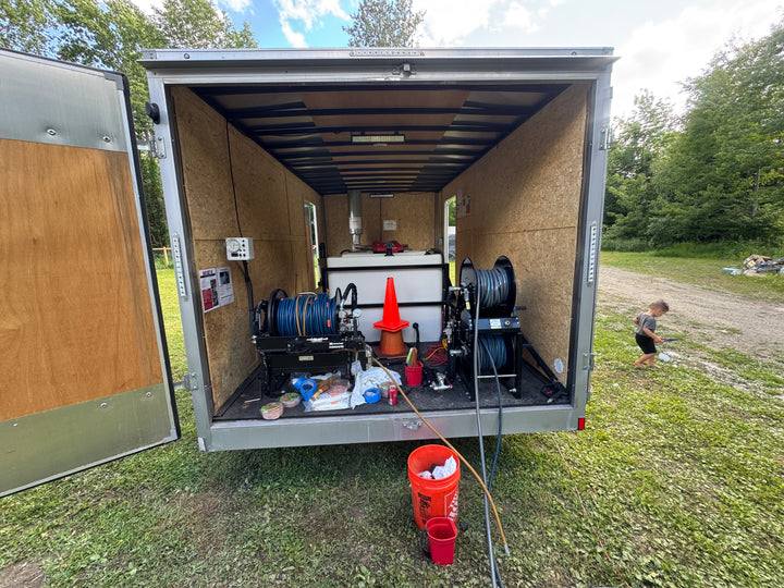 2020 HOT JET II Hydro-Jetting & Hot Water Pressure Washing Trailer