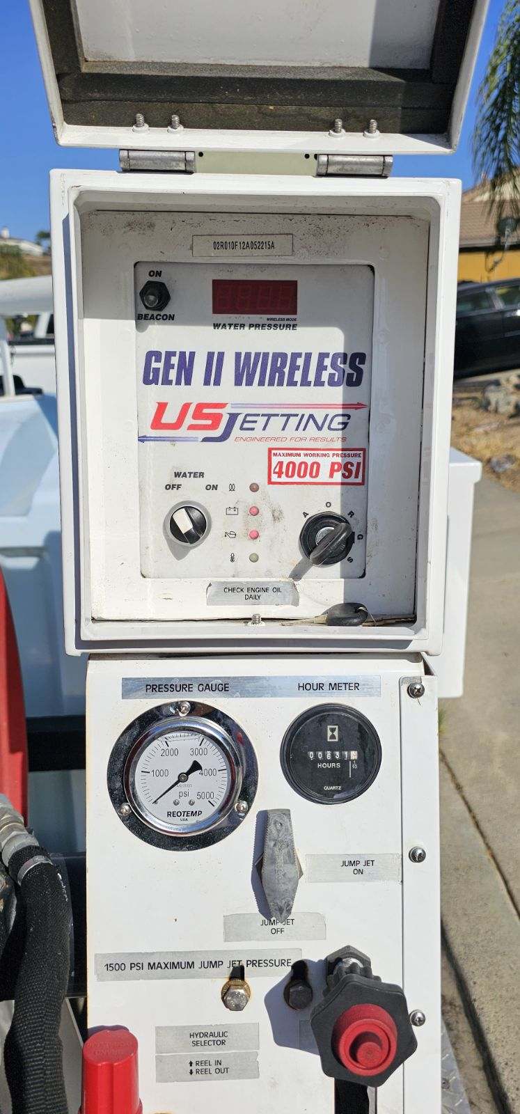 2015 U.S. JETTING 4018-300 UNIT WITH WIRELESS REMOTE