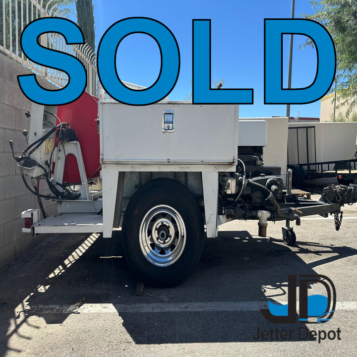 1997 U.S. JETTING 4014-300 TRAILER UNIT