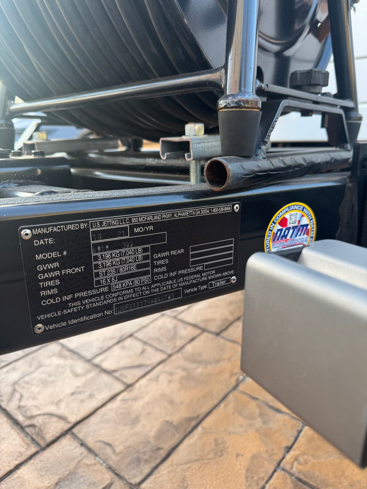 2021 U.S. JETTING 4018-300 UNIT WITH WIRELESS REMOTE