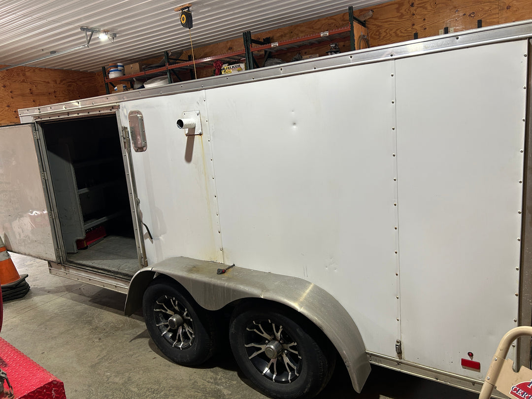 1999 U.S. JETTING 4014-300 Unit Mounted in 2013 Tandem Axle Enclosed Trailer