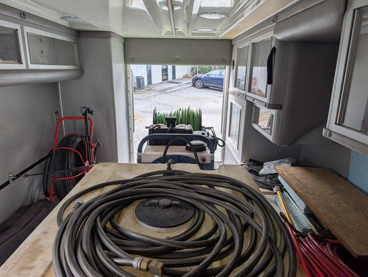 2002 F450 Super Duty Ford Ambulance with 2018 Northwest Brute 3012-E Skid Mount Jetter