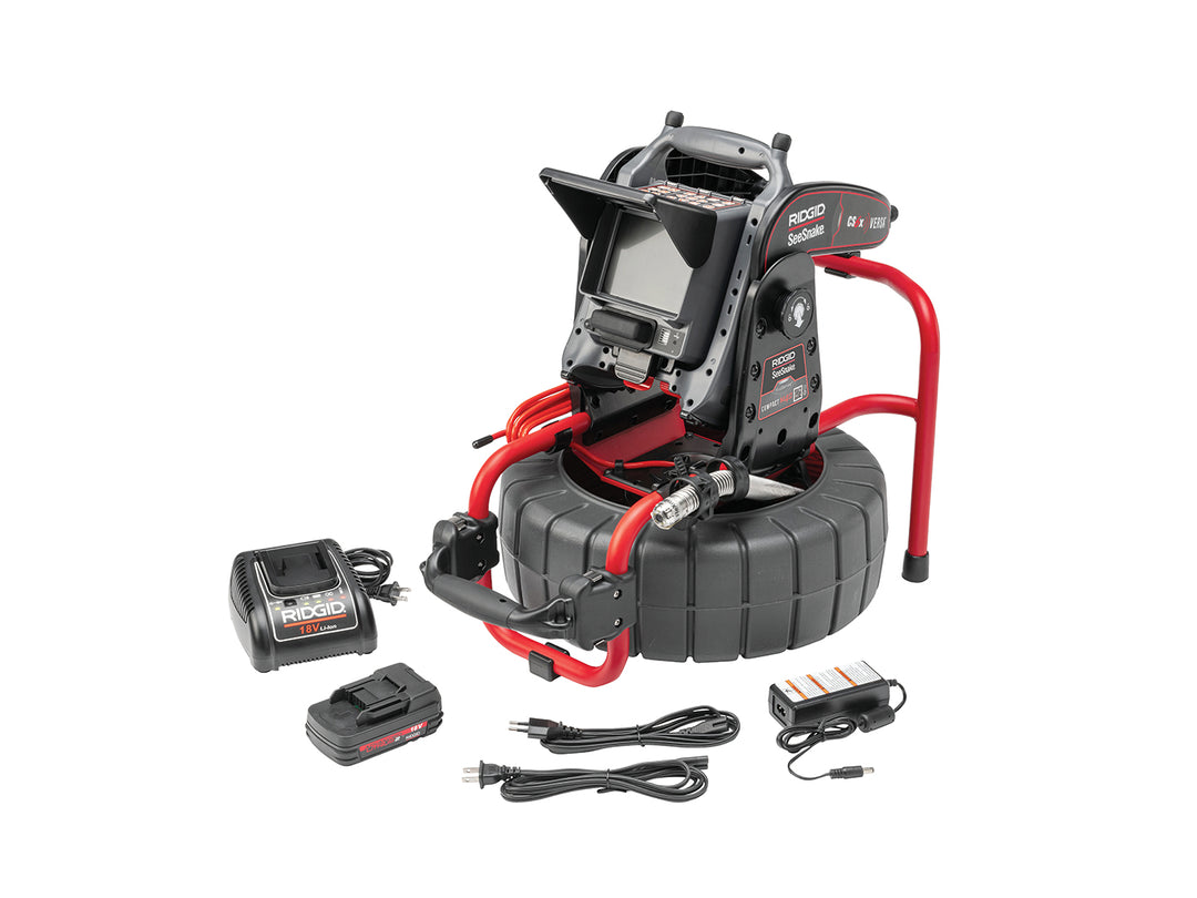 RIDGID 37473 SeeSnake MicroDrain D65S Reel Pipe Inspection Camera, Video  Inspection Camera and Plumbing Snake Camera (CA-350 Sold Separately) -  Drain Cleaning Equipment 